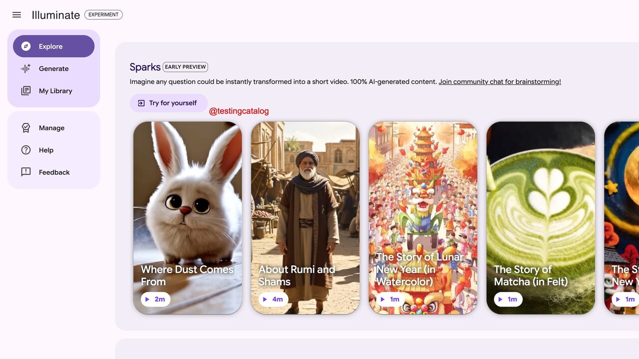 Google Illuminate: Sparks soll kurze Erklär-Videos erstellen können
