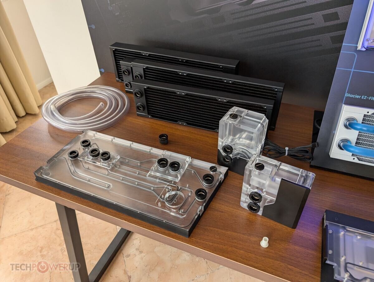 Radiatore Phanteks Glacier EZ-Fit 360RAD-30 – Rame 360mm X 30mm Per Acquario PC