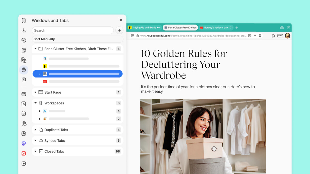Vivaldi 7.4: Neue Browser-Version mit verbesserten Shortcuts