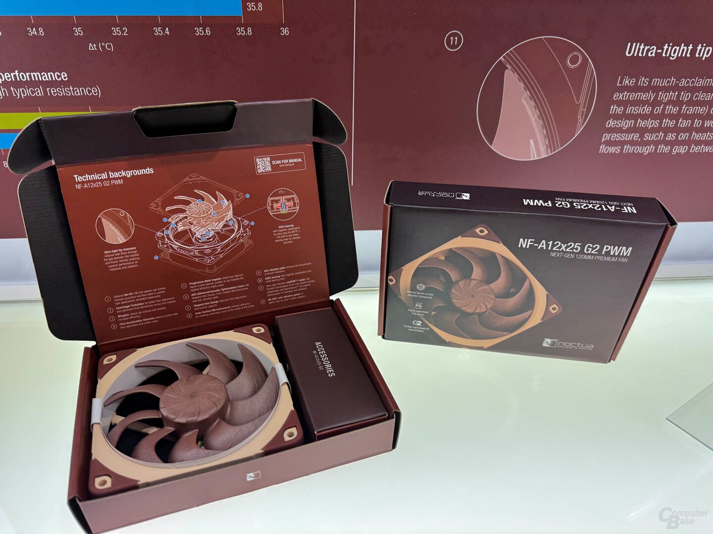 Die neuen Noctua NF-A12x25 G2 kommen im Juni in Braun in den Handel, Schwarz folgt im 1. Quartal 2026