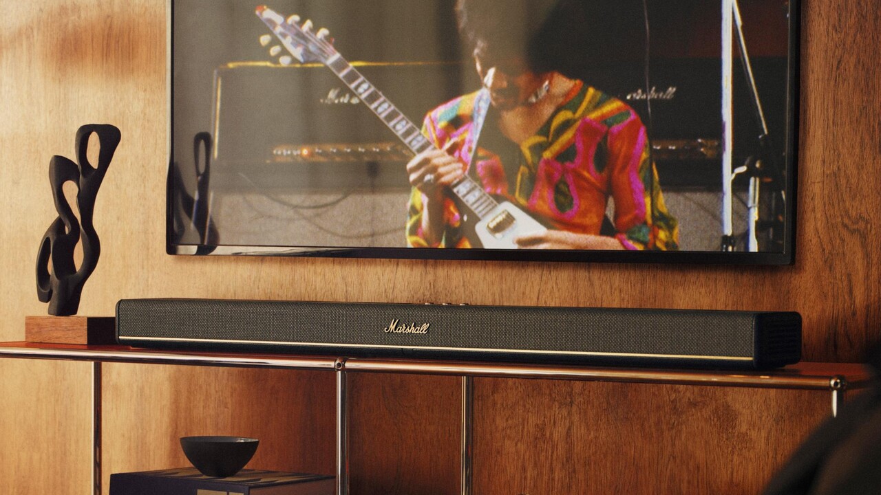 Heston 120: Marshall liefert erste TV-Soundbar mit Heimkino-Sound
