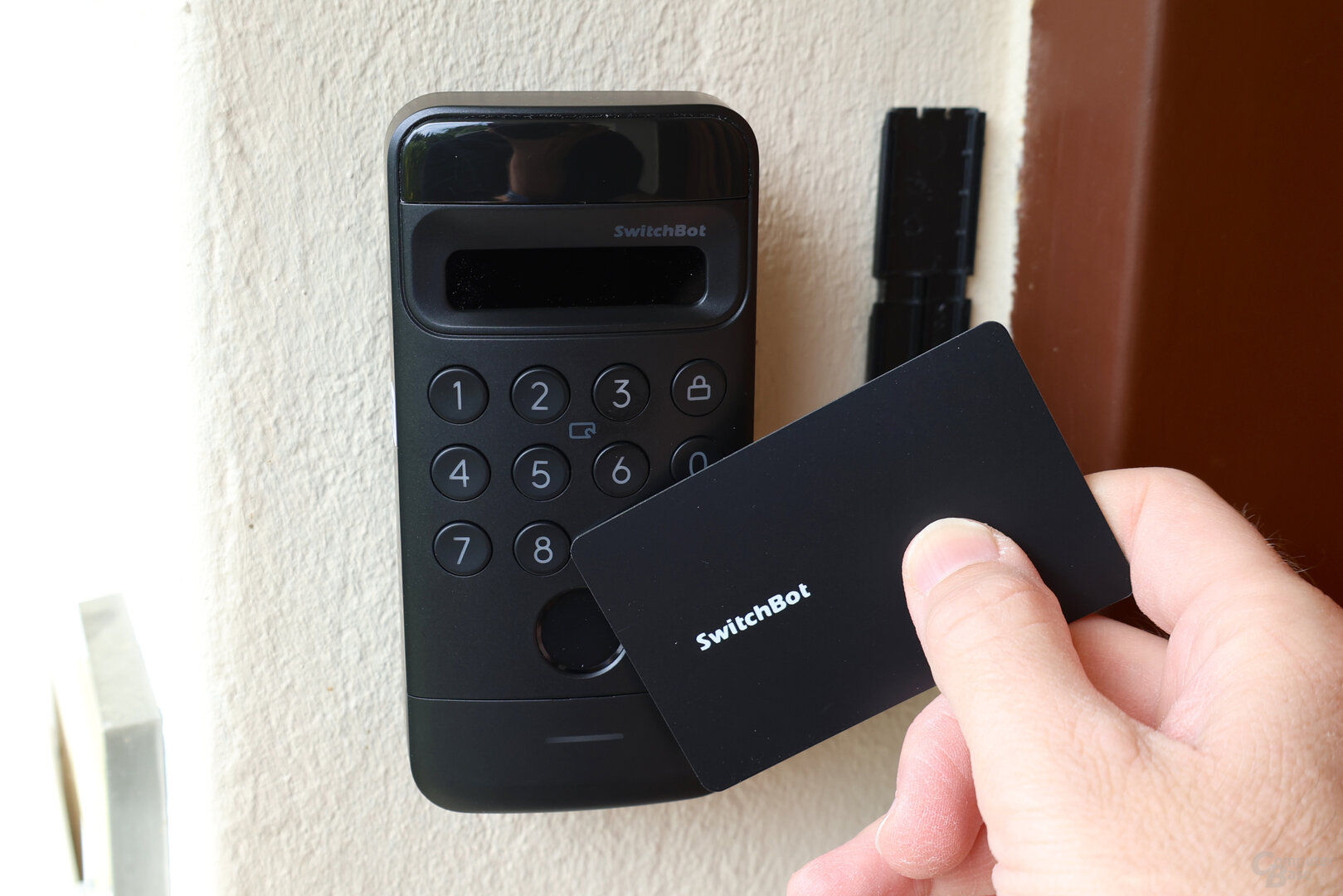 Das Keypad Vision unterstützt auch NFC-Karten