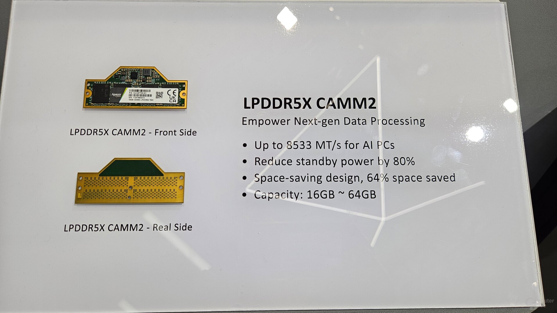 LPDDR5 CAMM2 für Notebooks