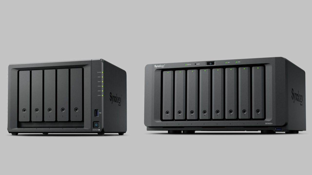Synology DS1825+ und DS1525+: 5 Bay erhält neue CPU, 8 Bay mehr RAM und beide 2,5 GbE