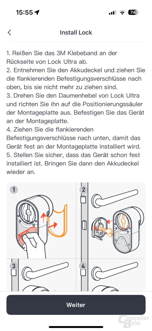Installation und Einrichtung des SwitchBot Lock Ultra, Keypad Vision und Hub Mini in der SwitchBot-App