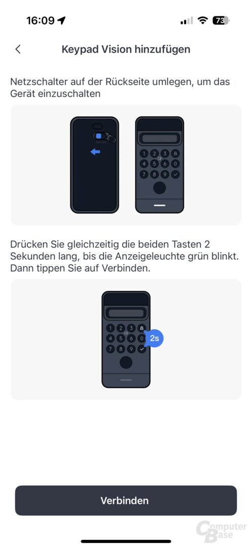 Installation und Einrichtung des SwitchBot Lock Ultra, Keypad Vision und Hub Mini in der SwitchBot-App