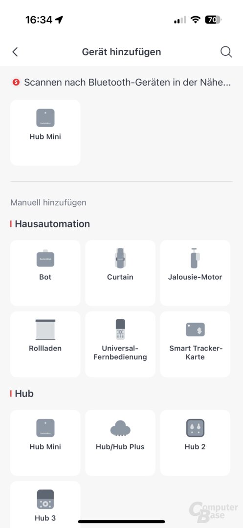 Installation und Einrichtung des SwitchBot Lock Ultra, Keypad Vision und Hub Mini in der SwitchBot-App