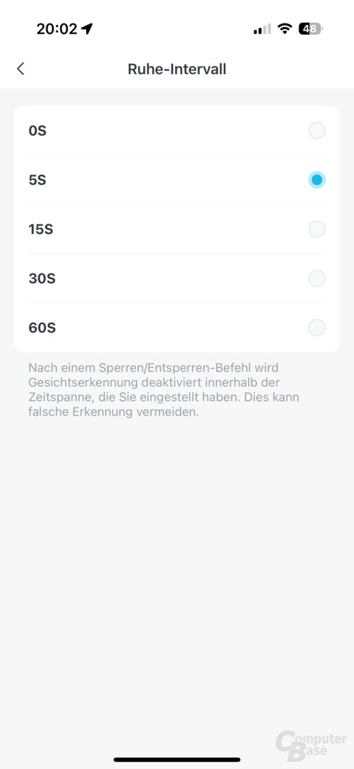 Funktionen des SwitchBot Keypad Vision in der App