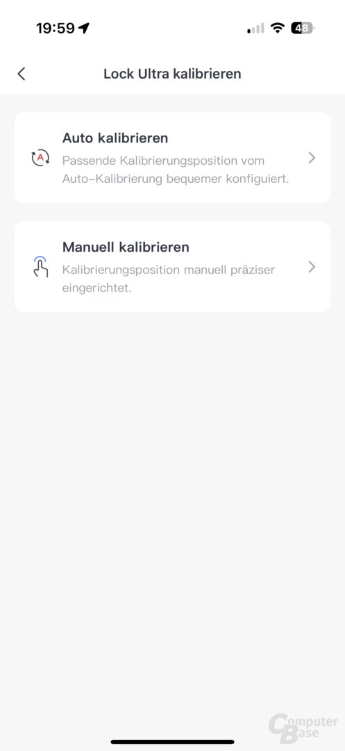 Funktionen des SwitchBot Lock Ultra in der App