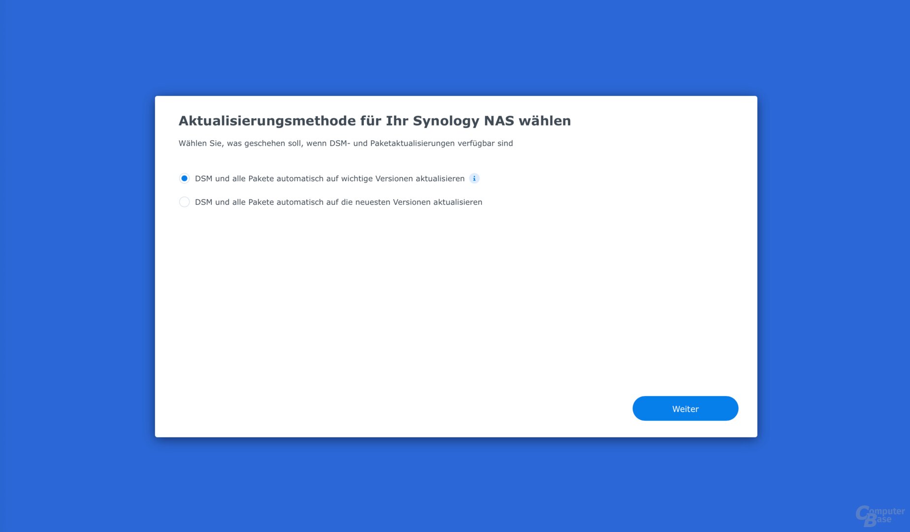 Einrichtung der DS925+ mit DSM 7.2