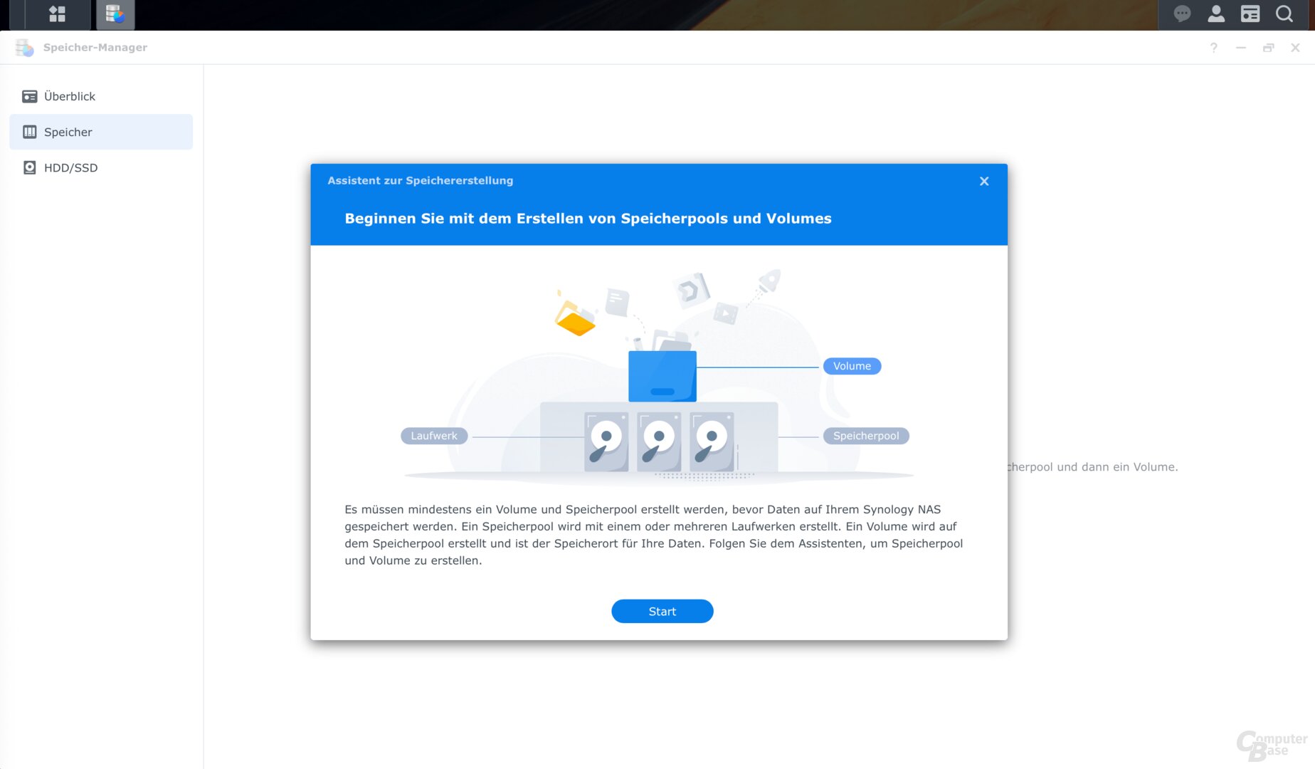 Einrichtung der DS925+ mit DSM 7.2