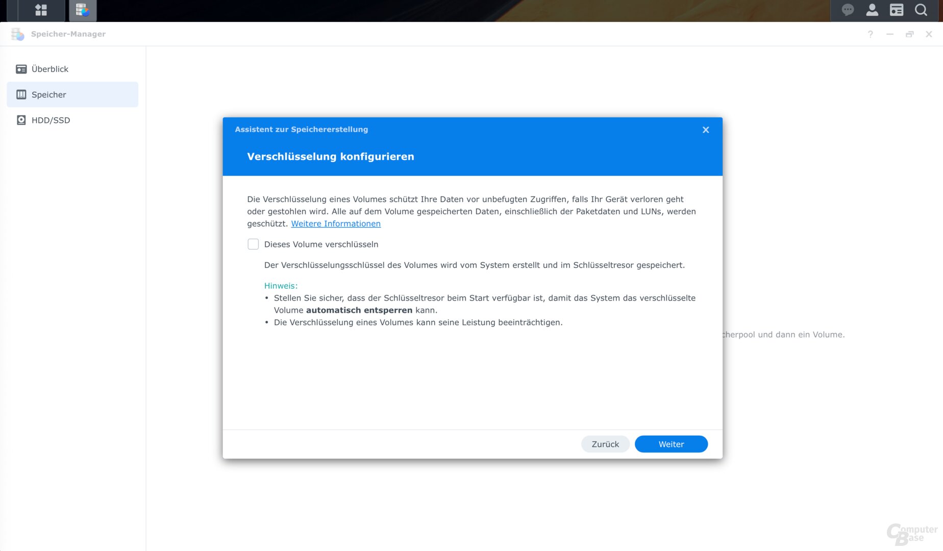 Einrichtung der DS925+ mit DSM 7.2