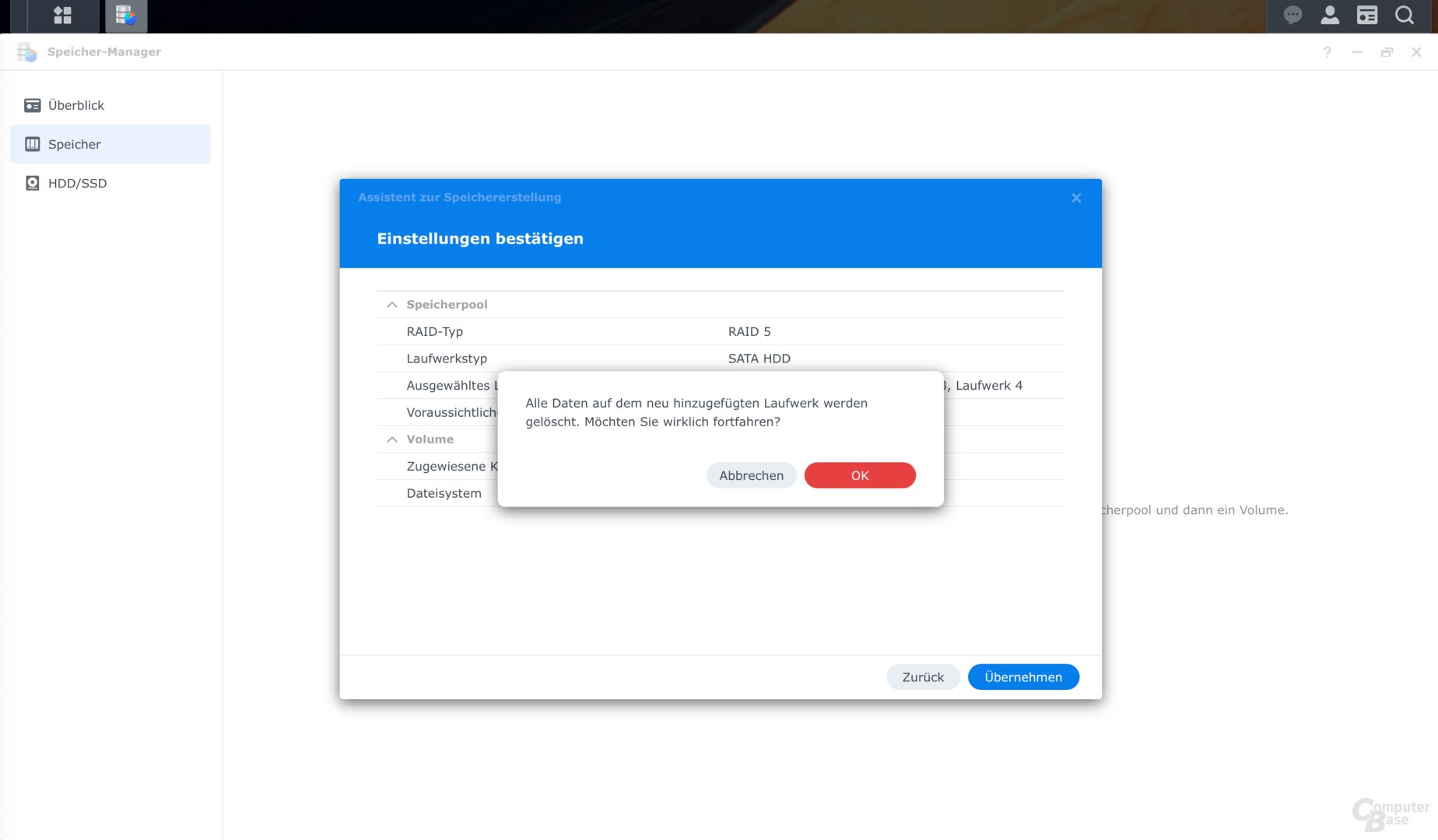 Einrichtung der DS925+ mit DSM 7.2