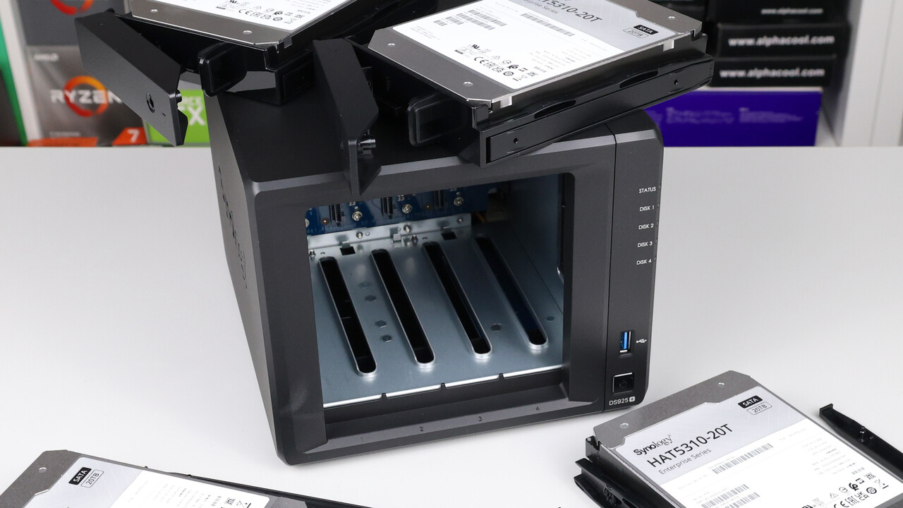 Synology DS925+ im Test: Das gute Upgrade mit 2,5 GbE steht im HDD-Kreuzfeuer