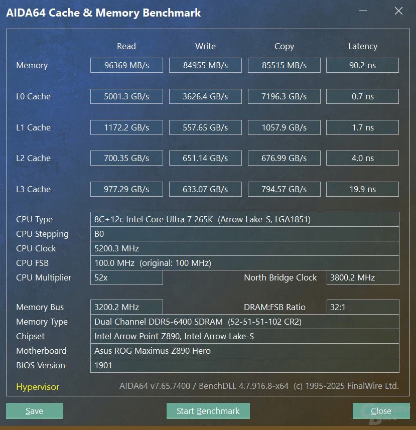Crucial (by Micron) DDR5-6400 CL 52 CUDIMM nach JEDEC-Spec