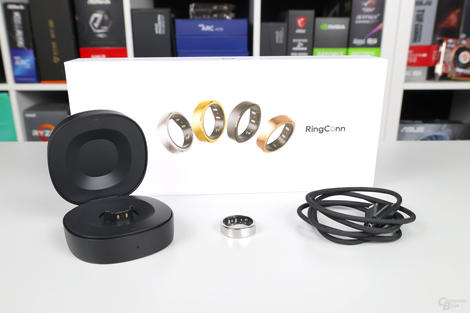 Lieferumfang des RingConn Gen 2 Smart Ring