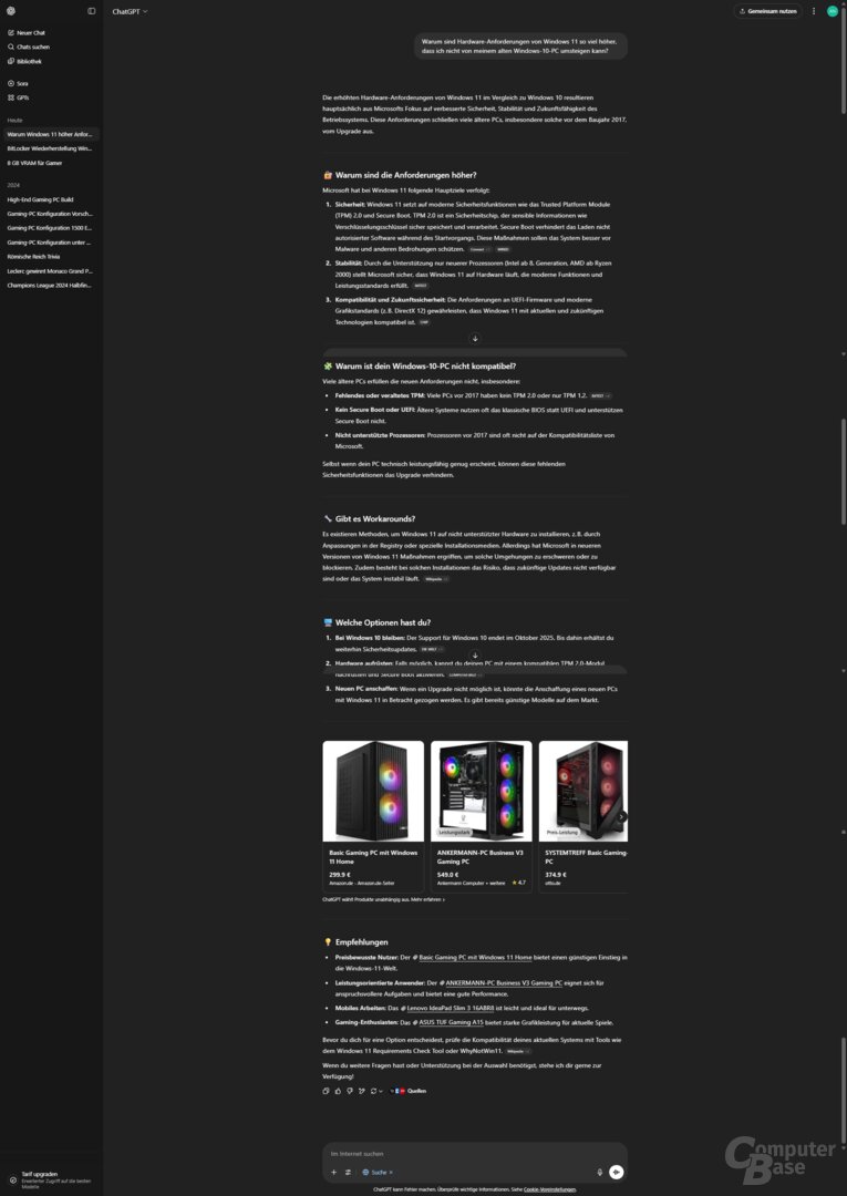 Test 4: ChatGPT Search