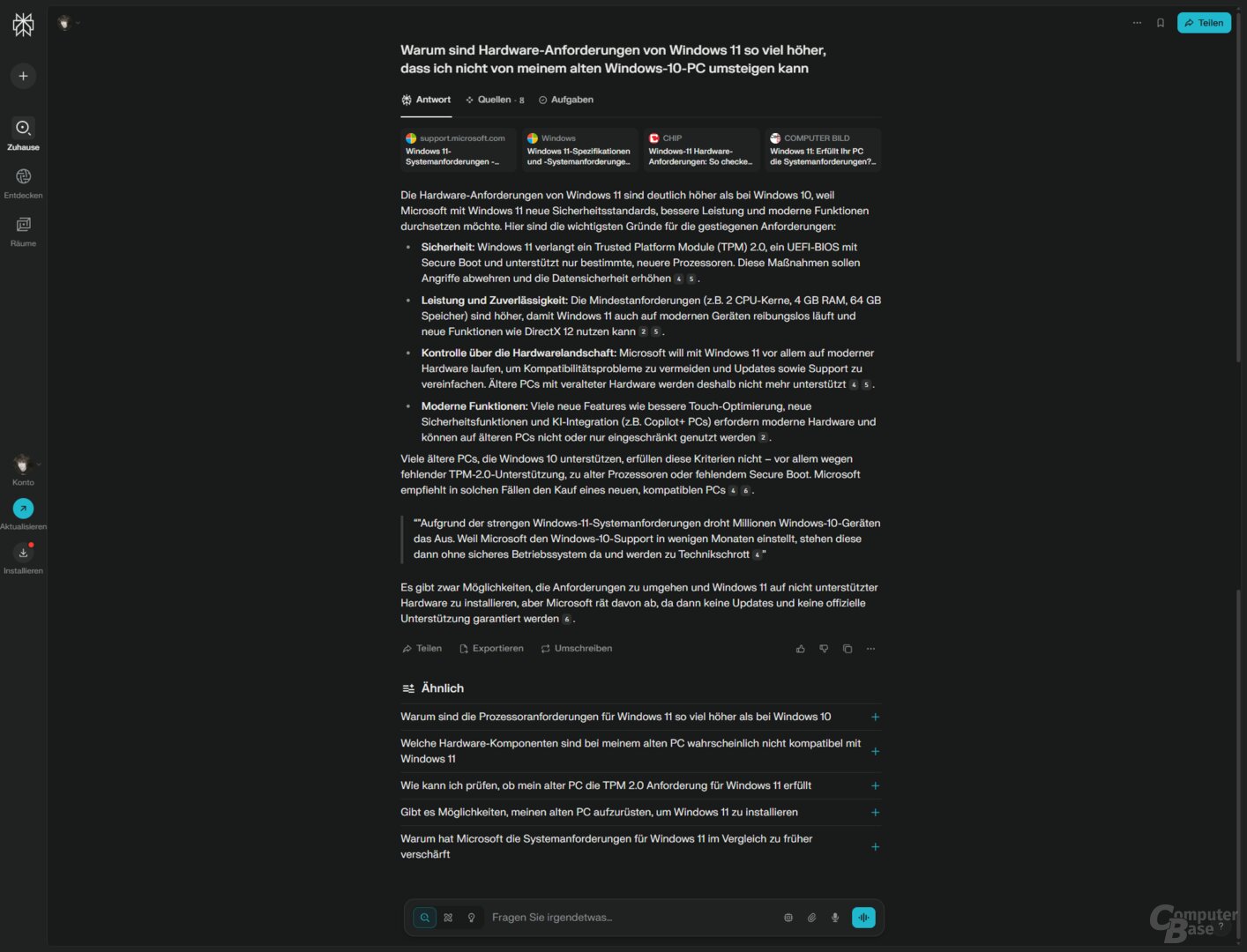 Test 4: Perplexity