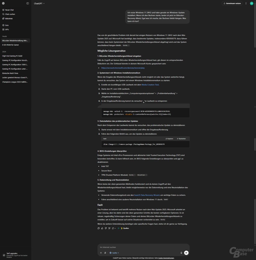 Test 3: ChatGPT Search