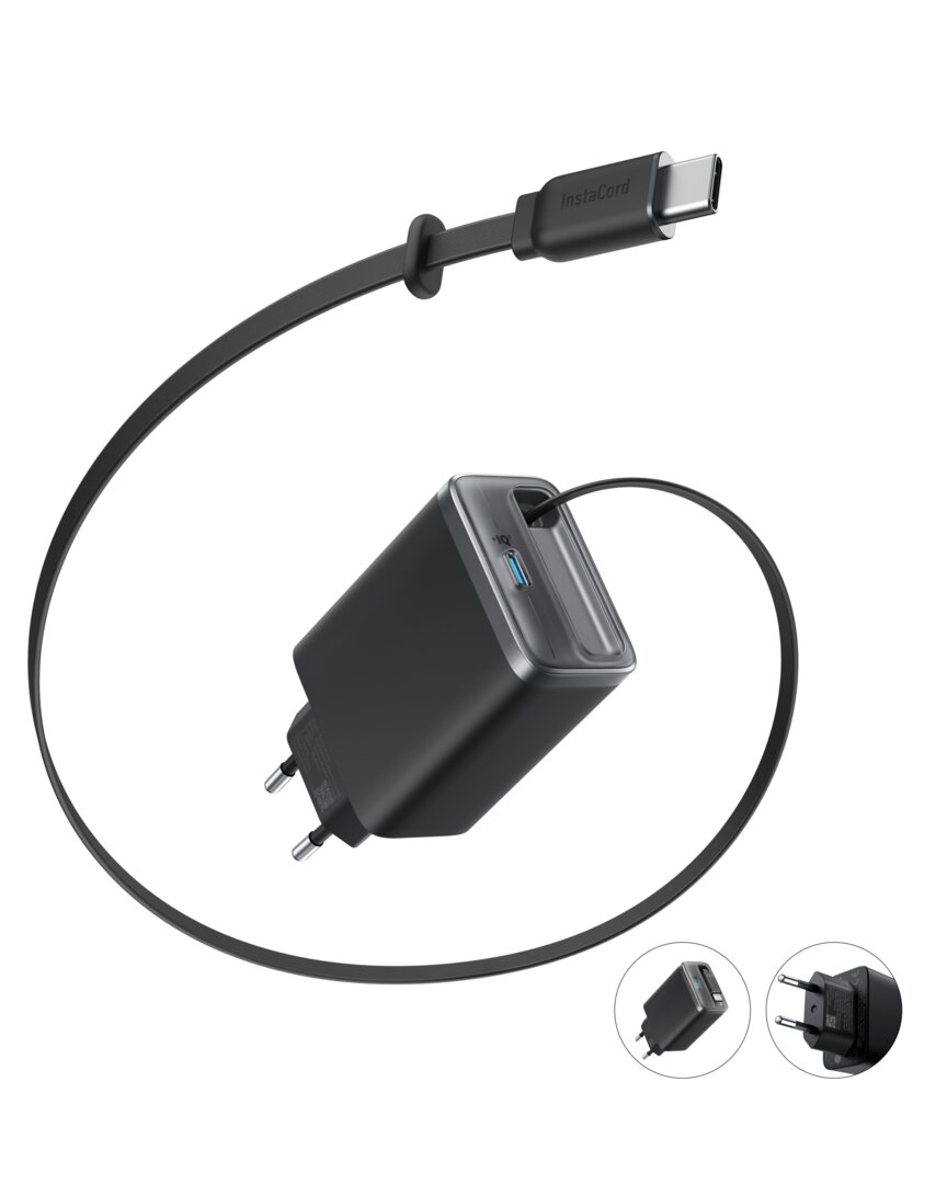 Anker Nano Charger (35 Watt | mit einziehbarem USB-C-Kabel)