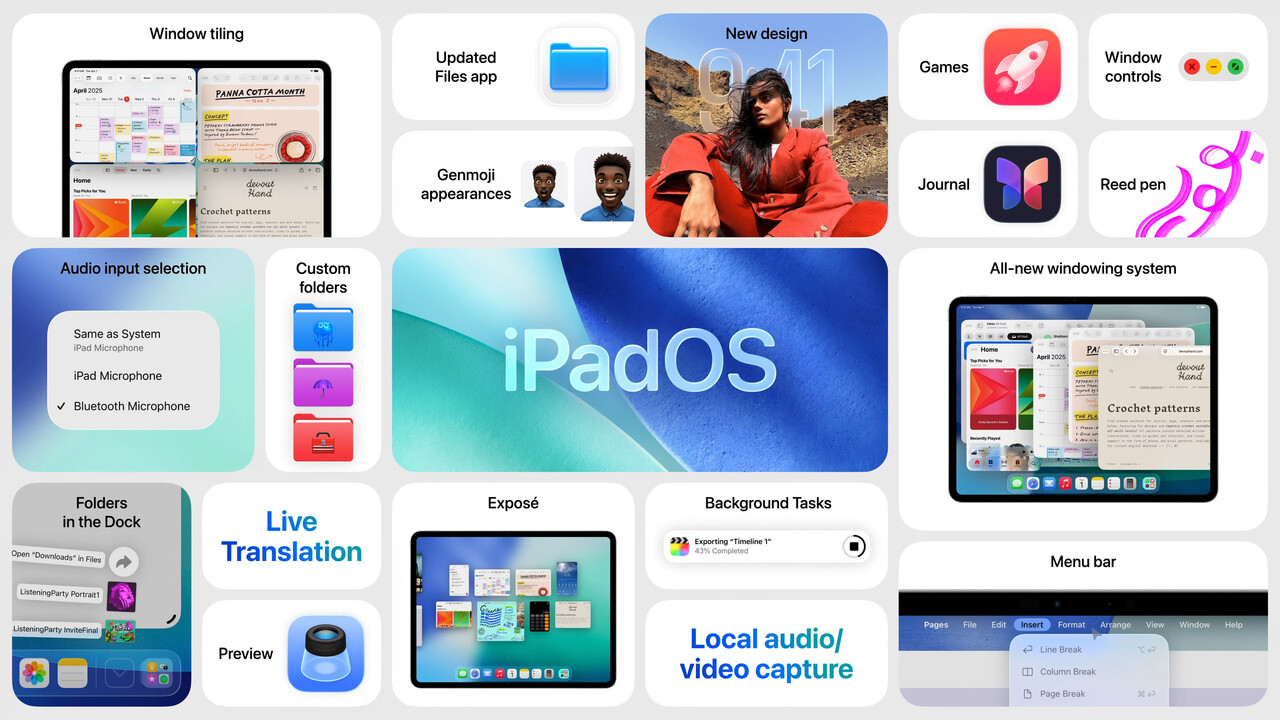 iPadOS 26: Das iPad wird mit Fenstern und Multitasking fast zum Mac