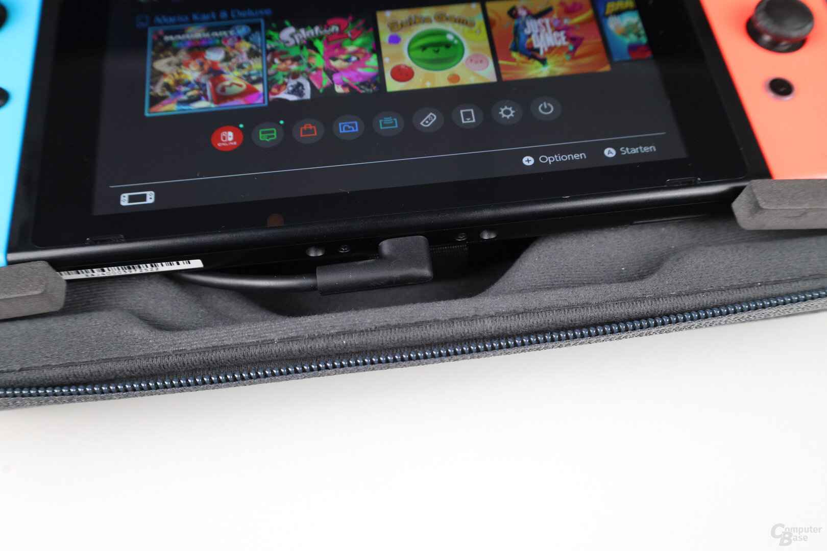 Auch die Switch 1 kann über die integrierte Powerbank geladen werden