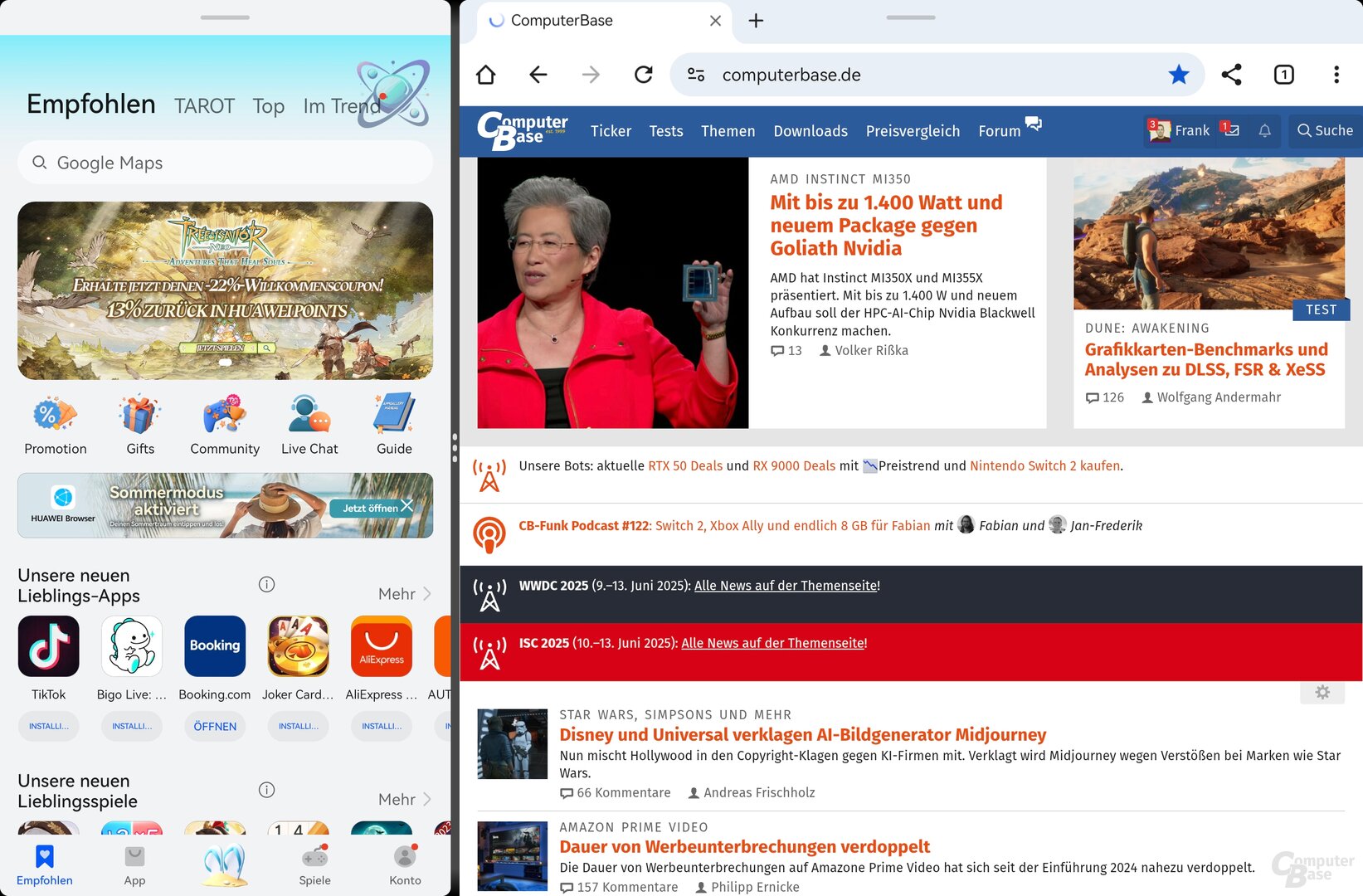Das neue Live-Multitasking auf dem MatePad Pro 12.2 (2025)