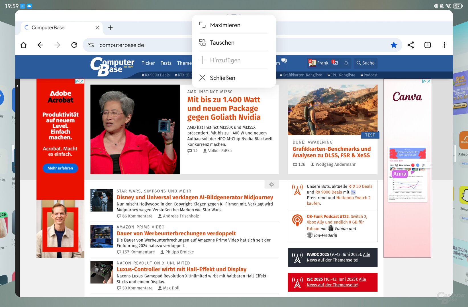 Das neue Live-Multitasking auf dem MatePad Pro 12.2 (2025)