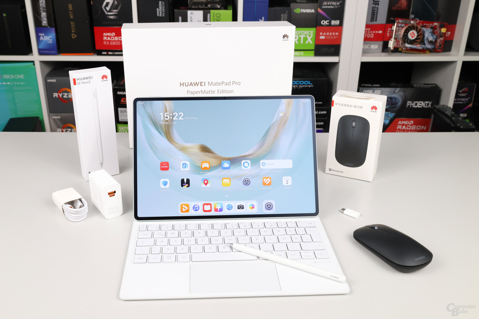 MatePad Pro 12.2 (2025) mit M-Pencil, NearLink-Maus und GLide-Keyboard