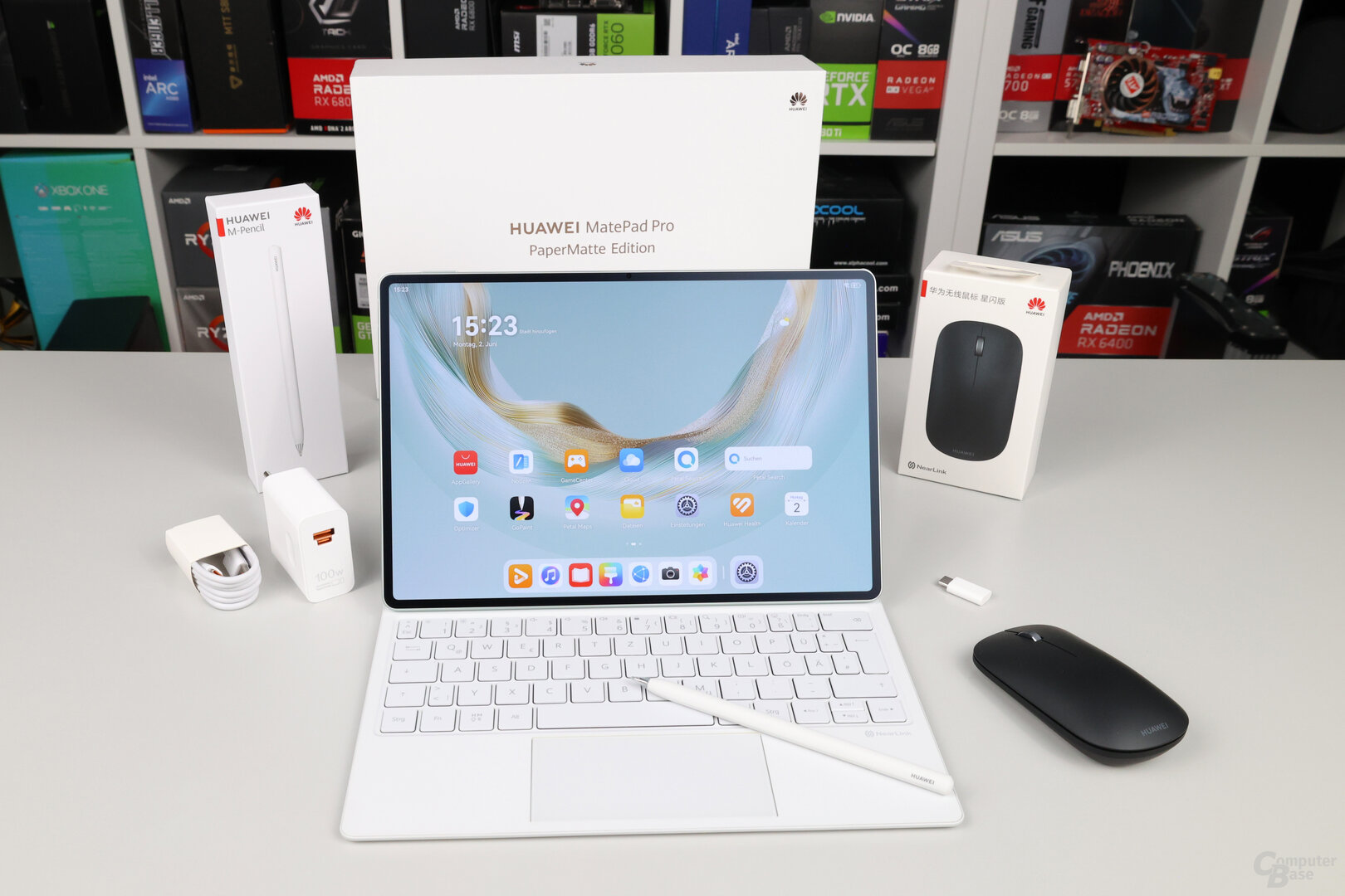MatePad Pro 12.2 (2025) mit M-Pencil, NearLink-Maus und GLide-Keyboard