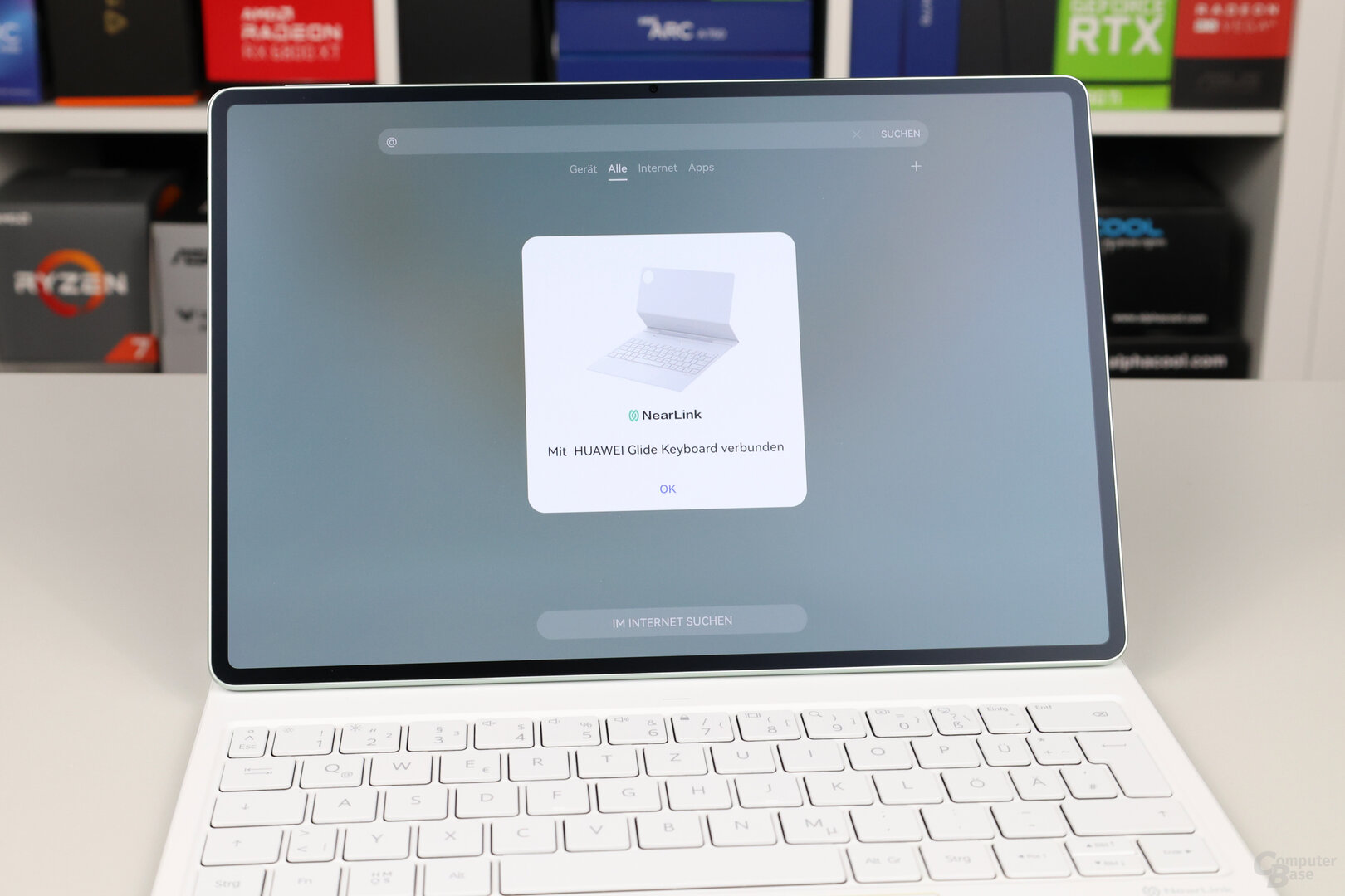 MatePad Pro 12.2 (2025): NearLink für das Glide Keyboard