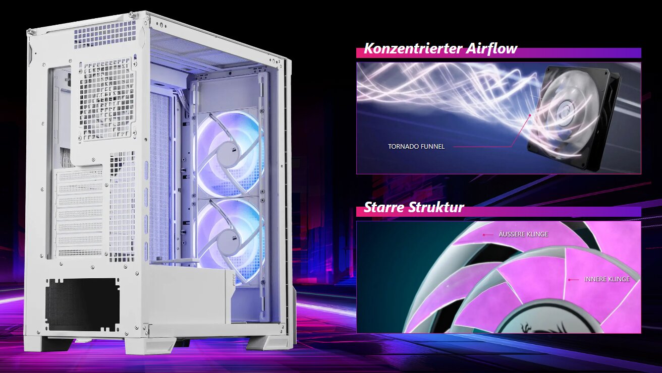 MSI MPG Velox 300R Airflow