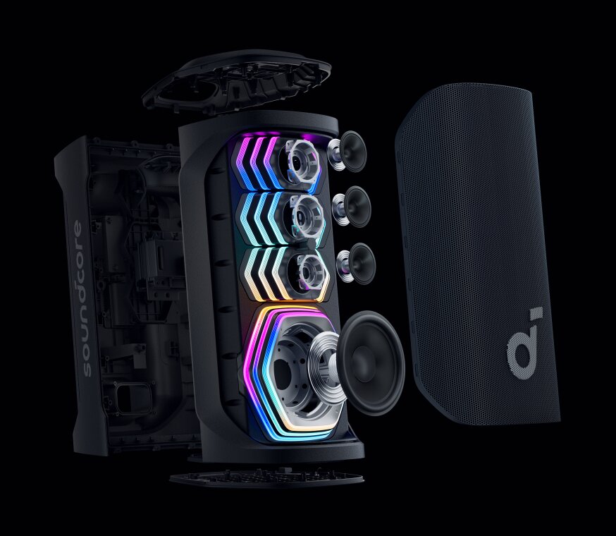 Aufbau des Soundcore Rave 3S