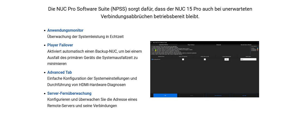 Asus NUC Pro Software Suite (NPSS)