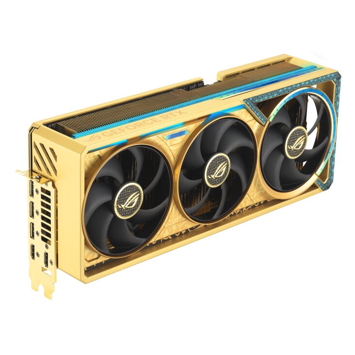 Die Asus GeForce RTX 5080 ROG Dhahab Edition