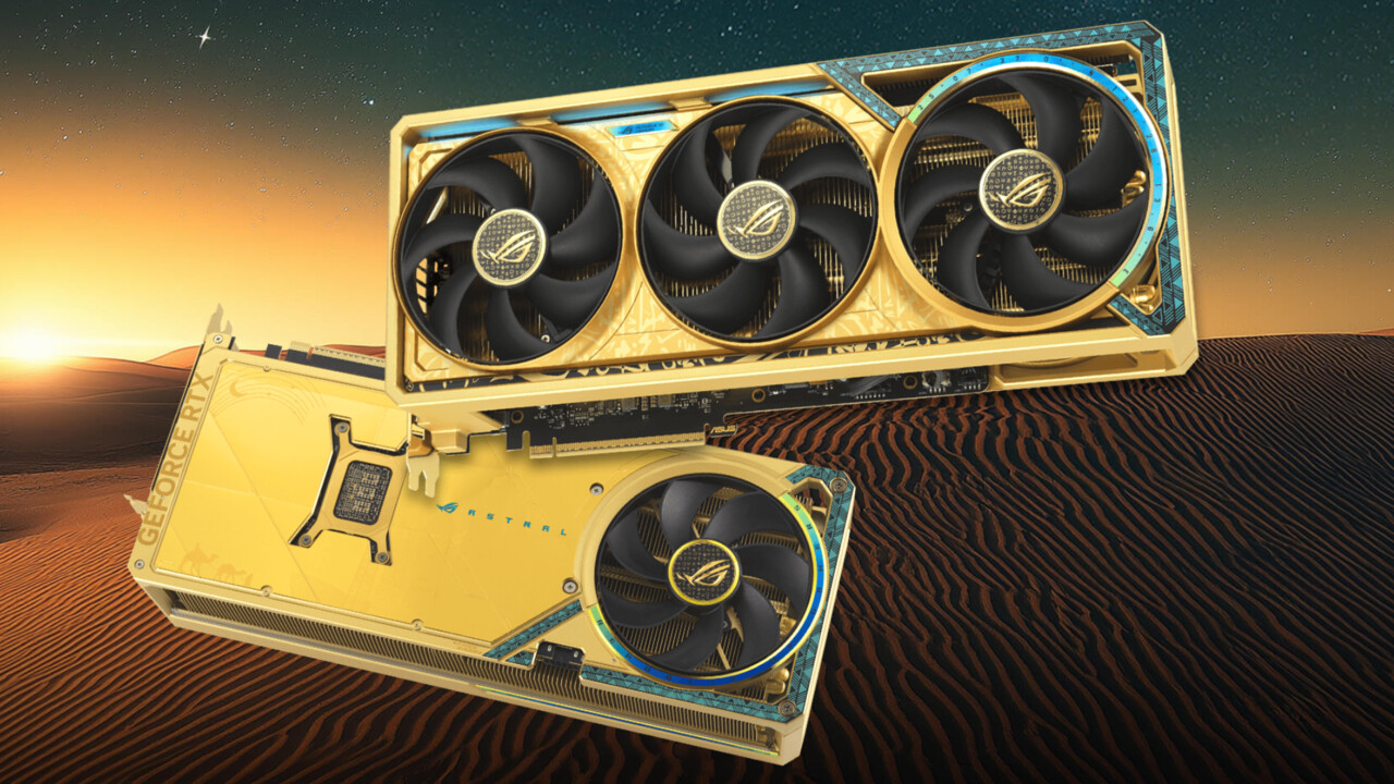 Dhahab Edition 2.0: Auf Asus‘ vergoldete RTX 5090 folgt die vergoldete RTX 5080