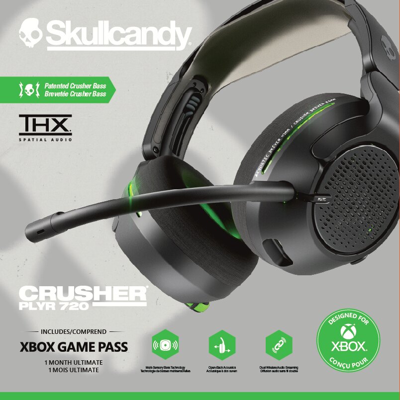 Skullcandy Crusher PLYR 720 Xbox-Edition