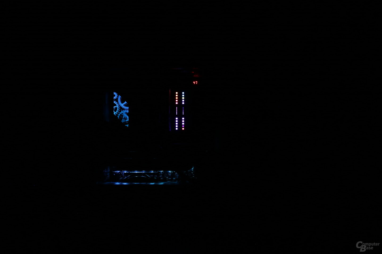 Die PowerColor Radeon RX 9060 XT 16 GB Hellhound im Testsystem