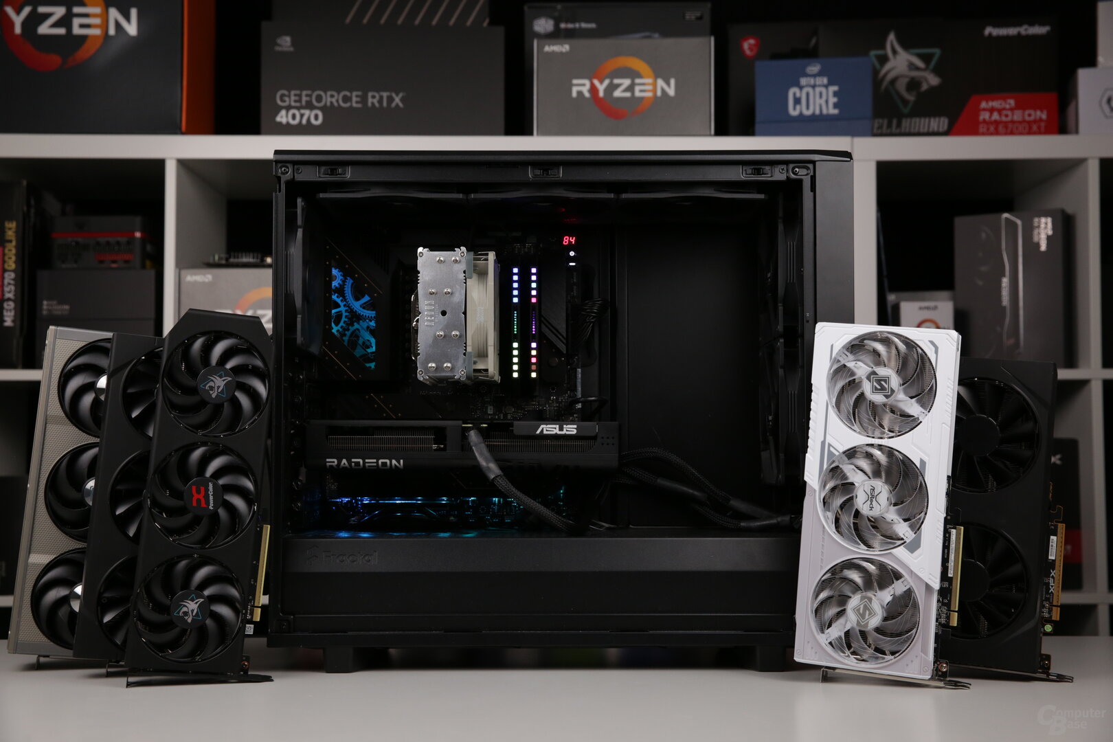 Die Asus Radeon RX 9060 XT 16 GT Prime im Testsystem