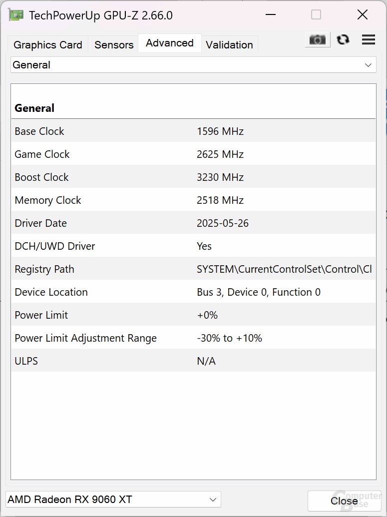 PowerColor Radeon RX 9060 XT 16 GB Hellhound Silent-BIOS