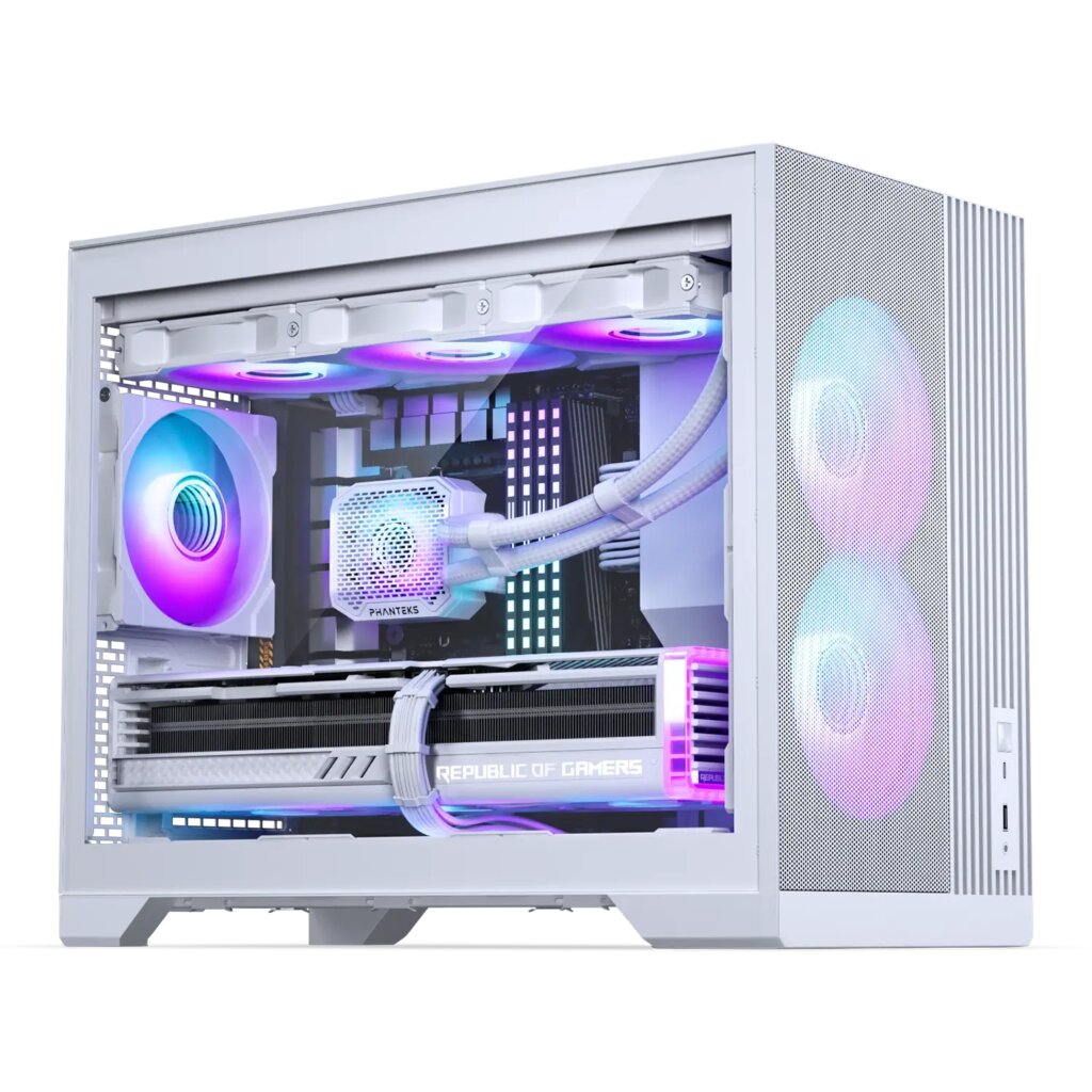 Boîtier PC Phanteks XT M3 Noir - Micro-ATX, Verre Trempé, Support Radiateur 360mm Et CG 430mm - Compact Et Performant