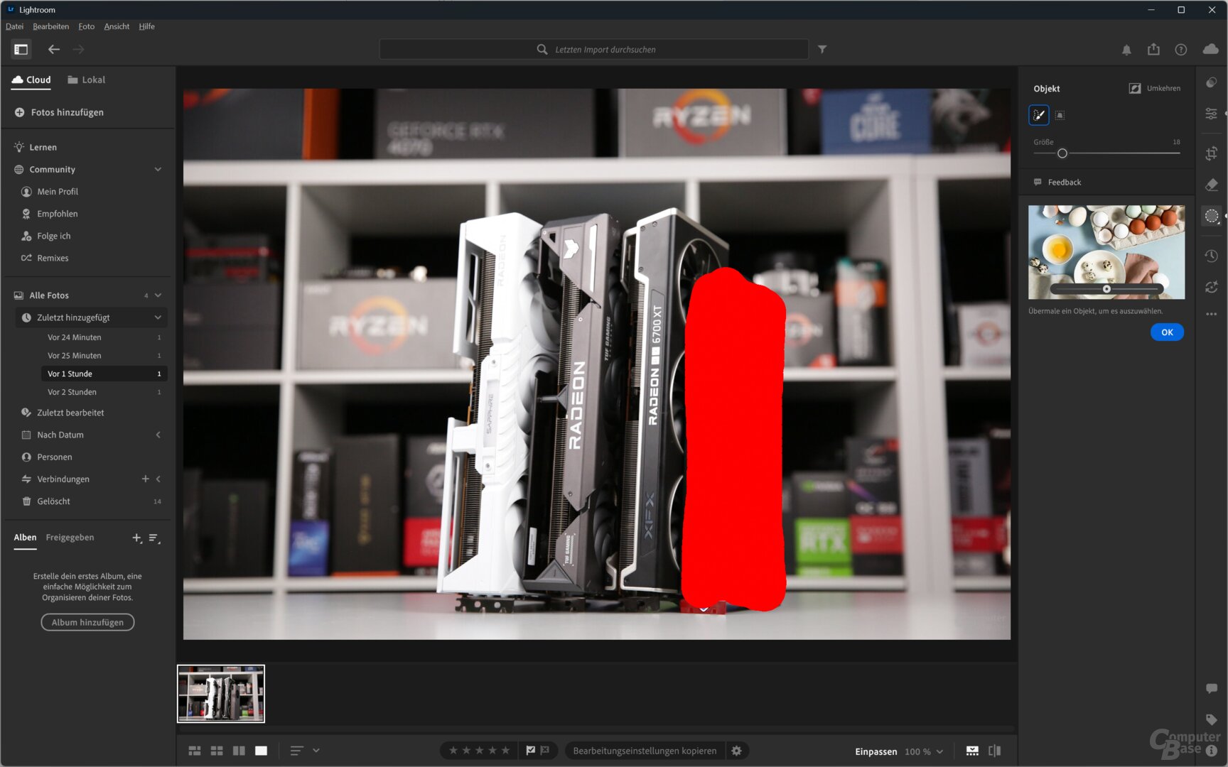 Das Maskieren von Personen, Objekten oder Hintergründen ist mit Lightroom ein Kinderspiel