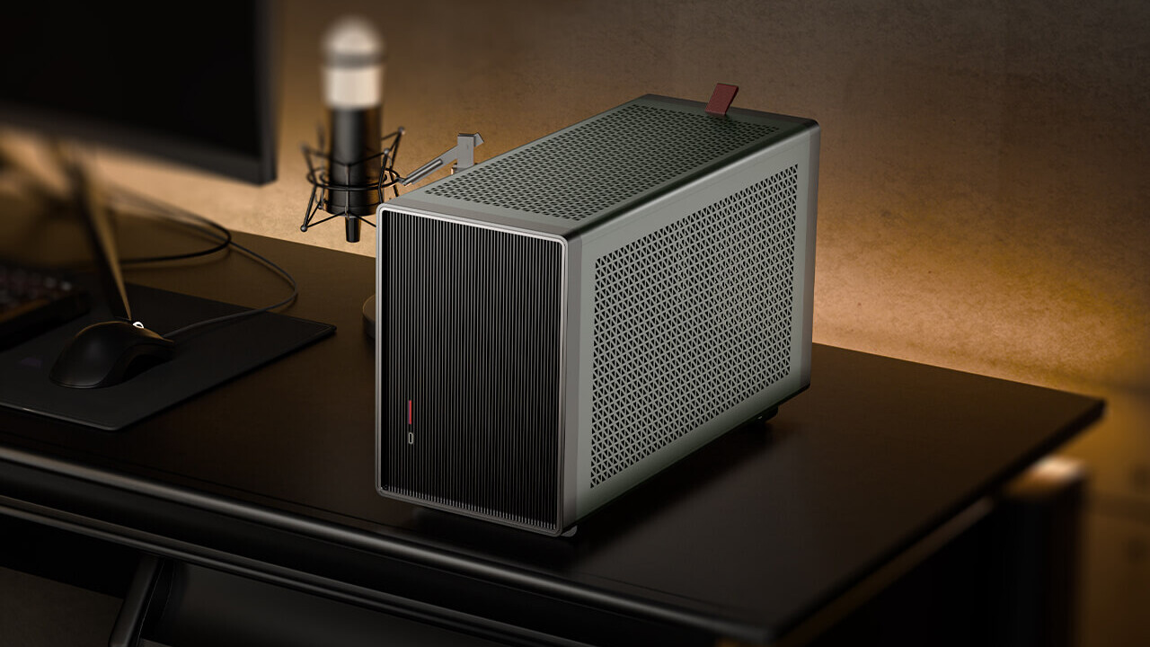 Performance 1 M Aventurine: Antecs Mini-ITX-Gehäuse ist bei CPU und GPU flexibel
