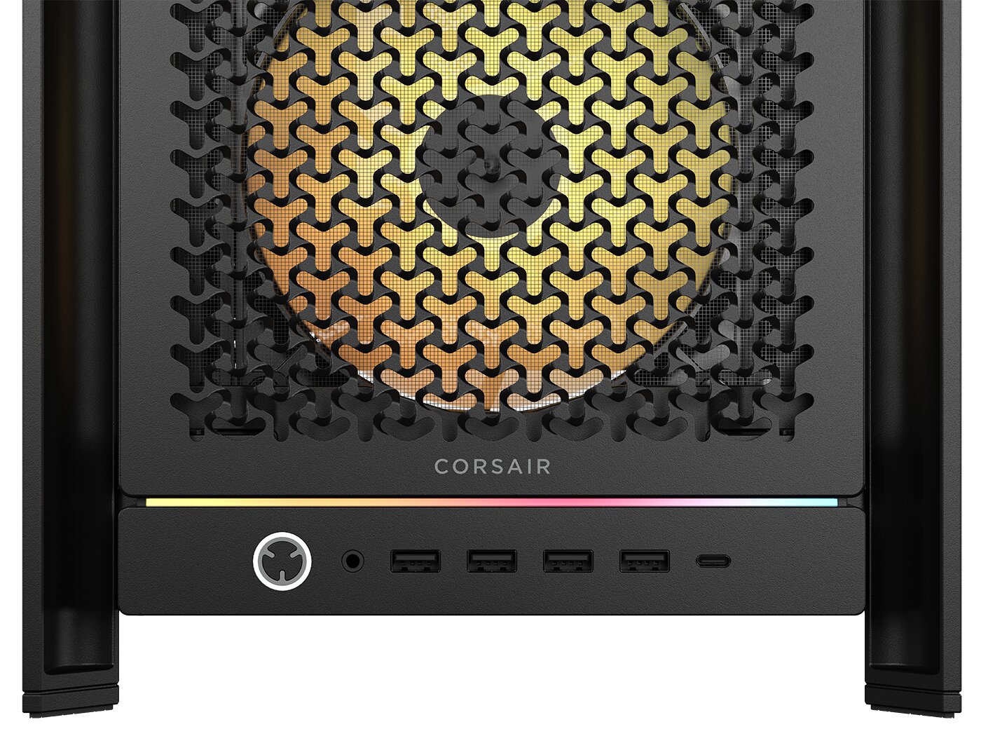 Das Front-Panel des Corsair 5000D