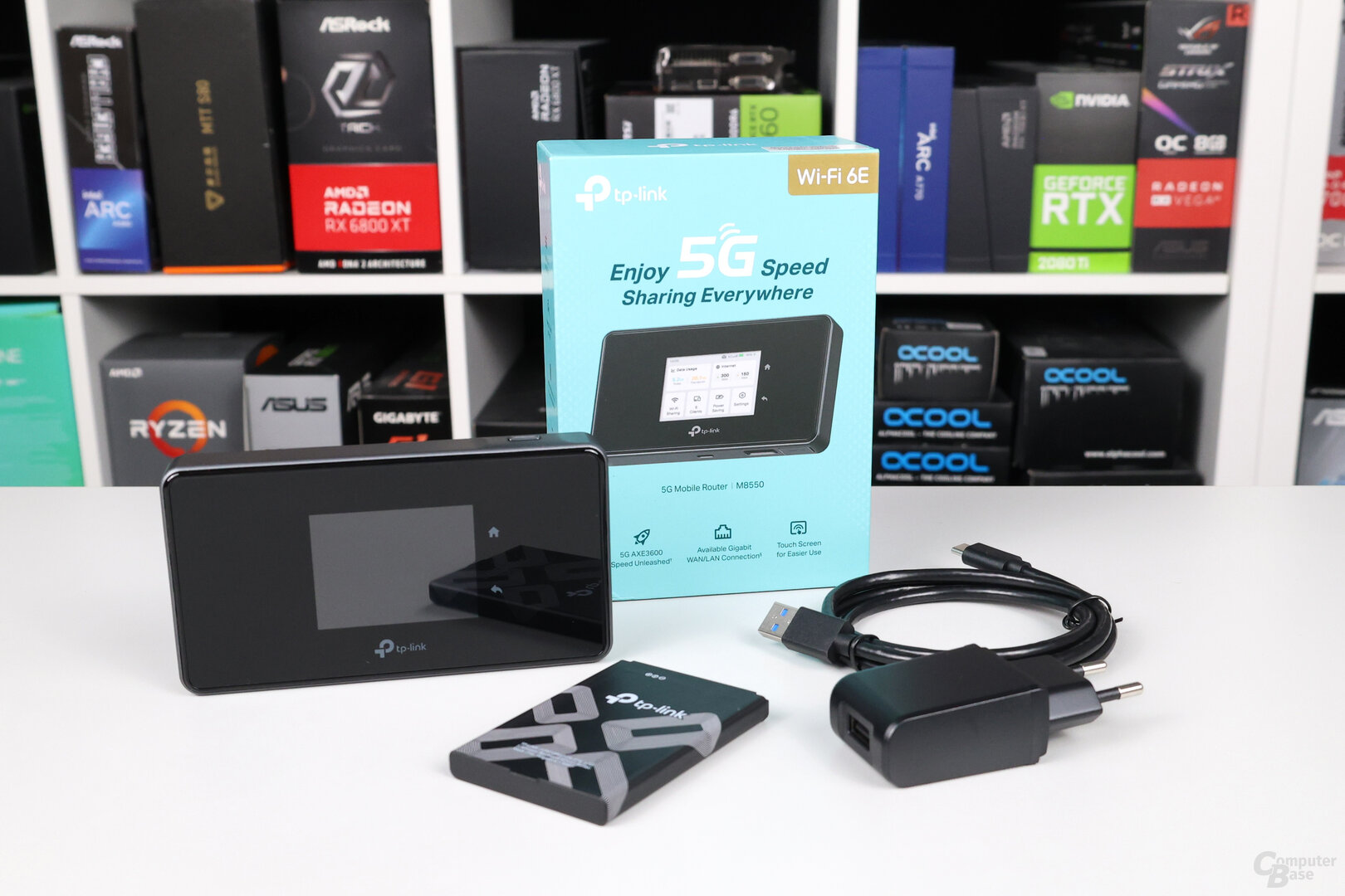 Lieferumfang des TP-Link M8550