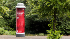 Vodafone: In Stuttgart kommt 5G jetzt aus der Litfaßsäule
