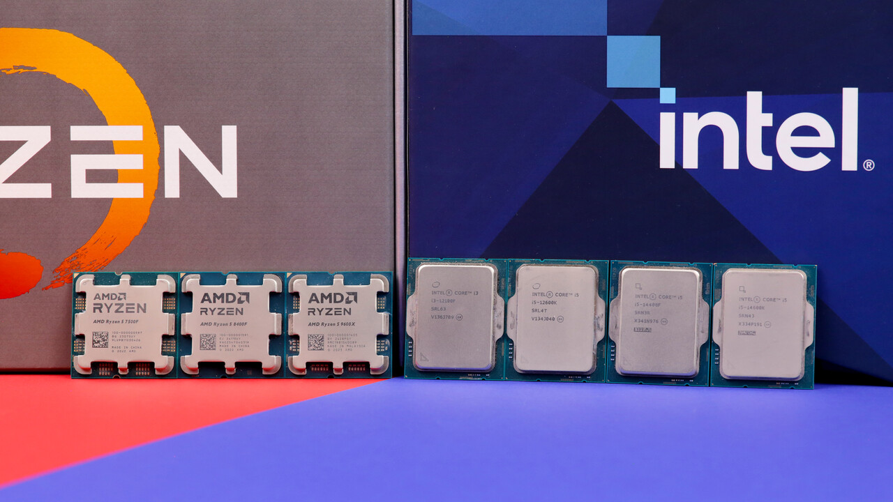 Preis/Leistung bei AMD & Intel: Core Ultra 5 225F vs. i5-14400F, Ryzen 5 7500F, 8400F & 9600X
