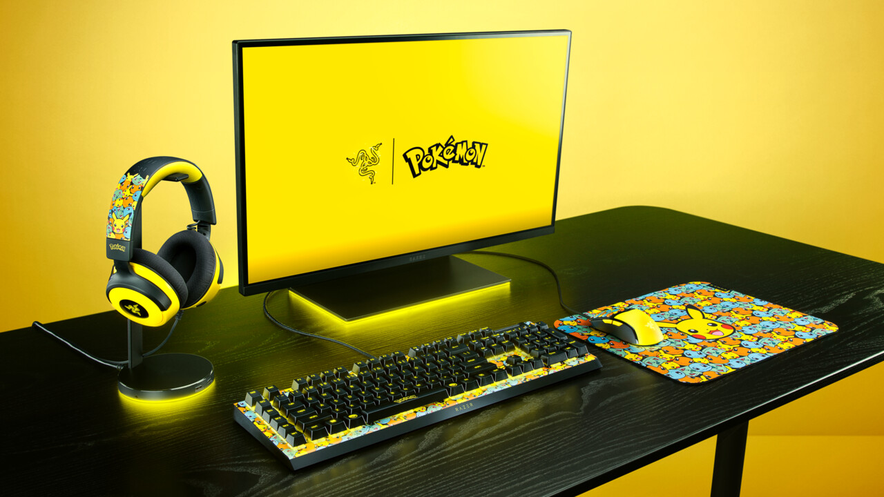 Razer x Pokémon: Tastatur, Maus, Headset und Mauspad im Pokémon-Design verfügbar