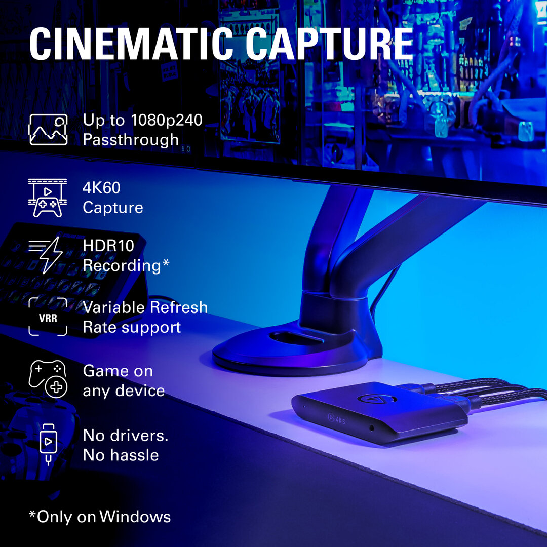 Die neue Elgato Game Capture 4K S: Features im Überblick