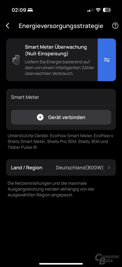 Optimale Einspeisesteuerung erreicht man mit einem Smart Meter